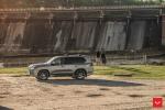 Lexus LX570 on Vossen Wheels (HF-3) (Nebula Gray Pearl) 2019 года